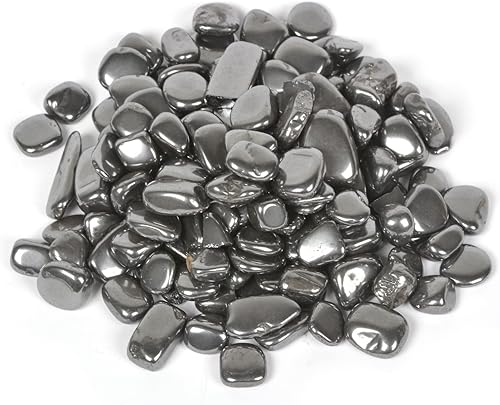 Vista 63 de Justinstones Chips pulidos de hematita triturada piedra rodada adornos curativos de cristal 3.53 oz