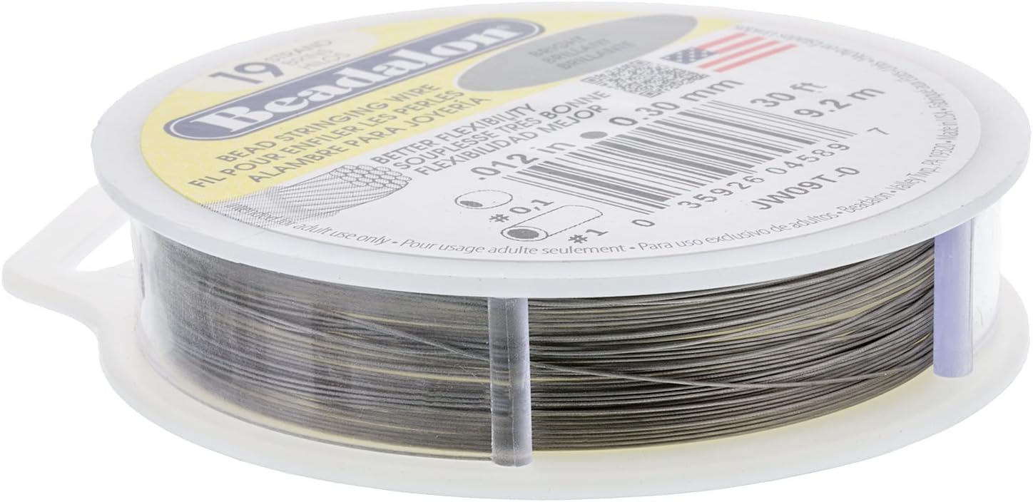 Beadalon 19 Bright .012in 30ft.