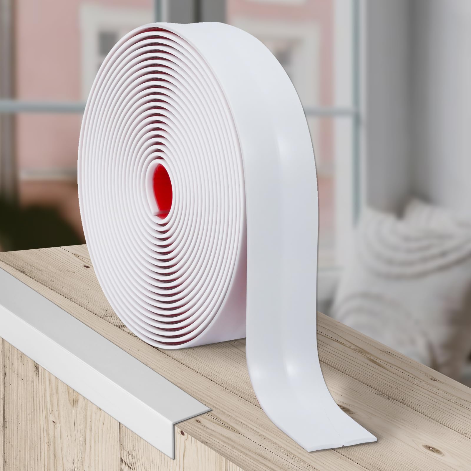 Garniture autocollante flexible de 6m anti-fissure murale