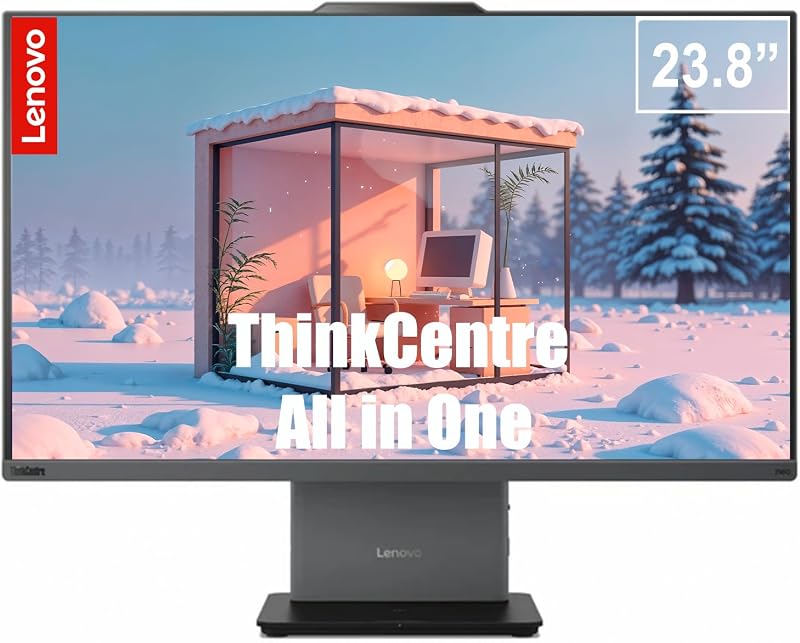 Lenovo Computadora de escritorio empresarial todo en uno FHD de 24 pulgadas, Windows 11 Pro, procesador Intel Core i7-13620H (10 núcleos, 4,9 GHZ), 32 GB de RAM, 1 TB SSD, WiFi 6, para oficina en casa y eficiencia empresarial