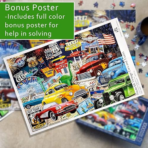 Miniatura 4 de Listo para el árbol - Rompecabezas de 1000 piezas para adultos - Rompecabezas de vacaciones con árbol de Navidad y muñeco de nieve - Artista Gina