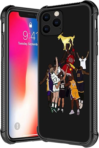 Funda compatible con iPhone 12 Pro Max, plexiglás con patrón de cabra para niños y hombres, funda antiarañazos a prueba de golpes para iPhone 12 Pro