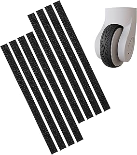 EKIND Luggage Suitcase Wheel Protectors Silent Anti Vibration Wear Resistant Cuttable Size Silicone Covers for Spinner Trolley Travel Case Office Chair (8PCS