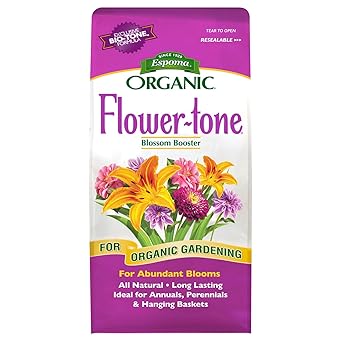 Espoma FT4 4-Pound Flower-Tone 3-4-5 Blossom Booster Plant Food