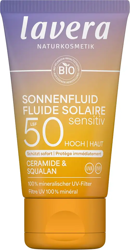 Die häufigsten Krankheiten im Urlaub - Unsere Haut 1 lavera Sonnenlotion Sensitiv LSF 50 - Sonnencreme für Gesicht und Dekollete - ohne chemische UV-Filter - für sensible Haut - vegan - Naturkosmetik - 40 ml