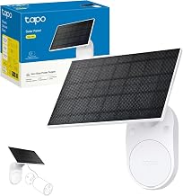 Tapo A202-2.5W - Solar Panel, 360° Adjustable Mounting (with 4m Cable) | Motion Detection With solar panel. Night Vision. IP65 App Tapo.