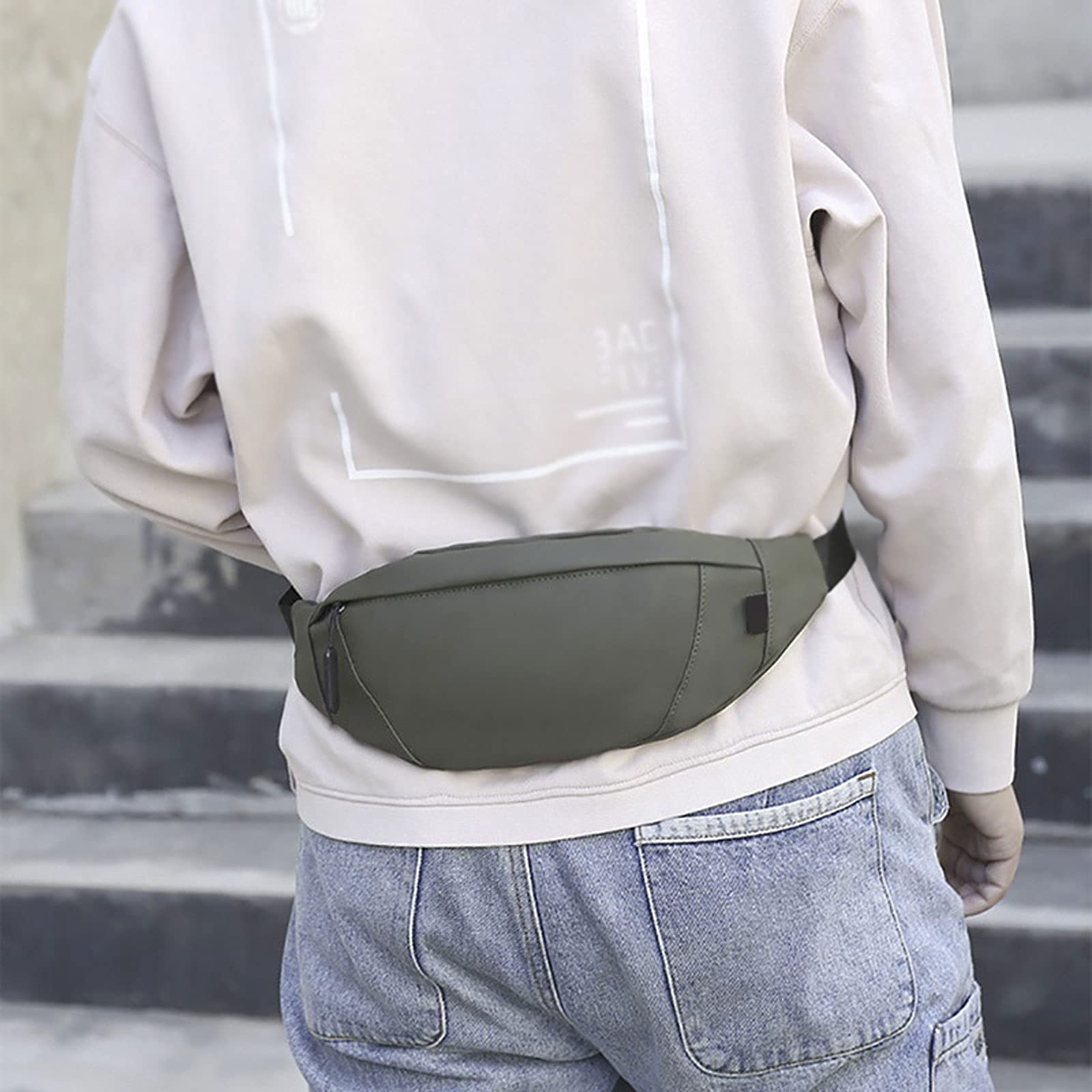 Bum Bag damska torba na pasek saszetka nerka talia biodra nerka torba na klatkę piersiową crossbody plecak na co dzień męski etui na karty pieniądze telefon podróż kieszeń plażowa, NIEBIESKI