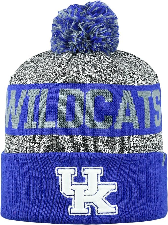 Collegiate Cuffed Knit Pom Winter Beanies