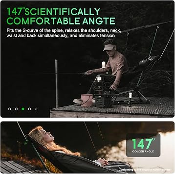 Folding Camping Chair with Sunshade Canopy for Outdoor,Lightweight & Portable Beach Chair for Adults, Camping Chairs Canopy with Back Support for Riding Travel Sports Fishing -264LBS (1, Green)