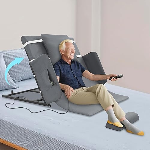 Miniatura 4 de Respaldo elevador eléctrico, elevador de respaldo con control remoto para cama, capacidad de 220 libras, colchón de cuña ajustable de 10-80 con