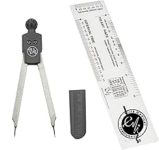 EMI Deluxe EKG Caliper and EKG ruler Combination Set EKR-453