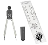 EMI Premium Quality Deluxe EKG Caliper and EKG Ruler Pocket Reference Guide Combination Set EKR-453