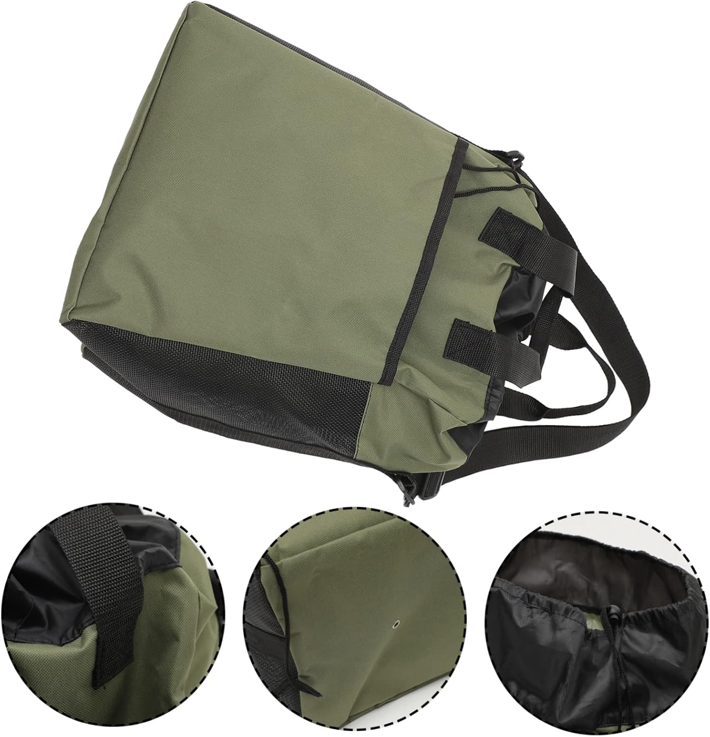 Mikinona Fishing Boot Bag Adjustable Storage Pouch for Boots Durable Container for Fishing Gear Organizes Footwear Reduces Odor for Outdoor Use