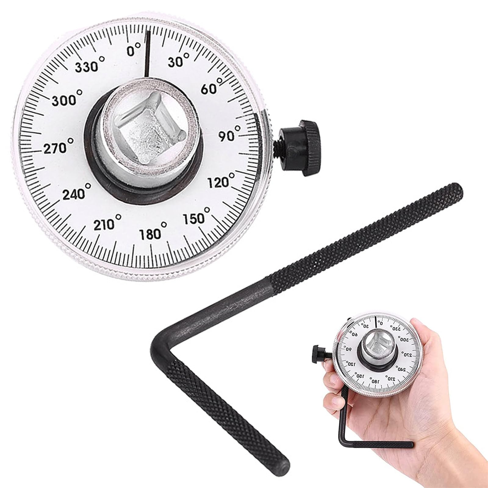 1 Pezzi Coppia Strumento di Misurazione,Calibro angolare,Strumento di Misurazione Automatica per Auto dell'angolo di Coppia per Il Serraggio Controllato