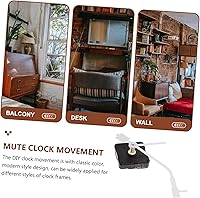 Vista 7 de Uonlytech Mecanismo de silencio de movimiento de reloj retro para piezas de repuesto de kit de reloj de bricolaje