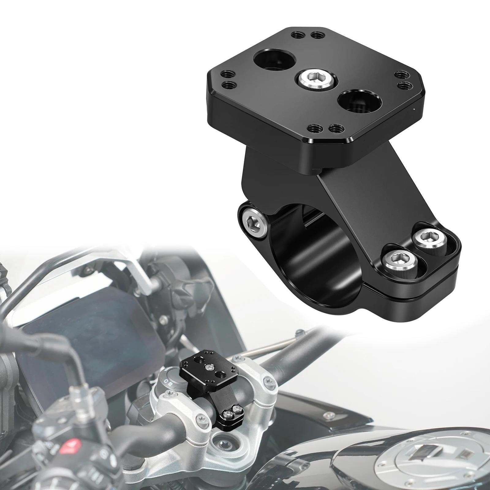 Guidon Fixe Support De Téléphone GPS pour Moto 32mm 1-1/4 Pouces Base pour BMW R1200GS R1250GS R1300GS/Adventure 2013 – 2025