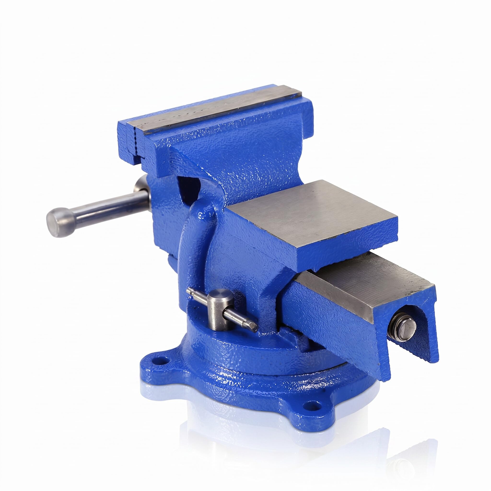 Bench Vise Heavy Duty Bench Vice Workshop Clamp 360°Swivel Base Engineers 100mm Jaw Workshop High Hardness and Durability Power Coating