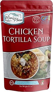Mom’s Place Gluten Free Chicken Tortilla Soup Mix, Vegan & Nut, Dairy, Corn & Soy Free, 12 servings, 5.5 oz