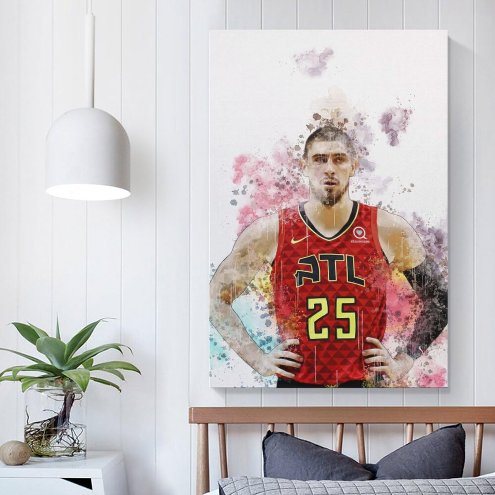 Amazon.co.jp: 有名なバスケットボール選手アレックス・レンスポーツポスター家の装飾アートパネル印刷キャンバスウォールアートモダンな壁掛け絵画アートワークインテリア装飾Unframe-style24x36inch(60x90cm)  : ホーム＆キッチン