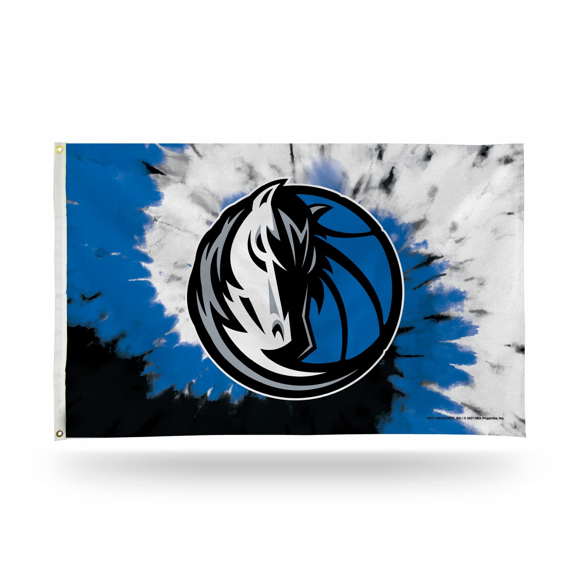 Rico Industries NBA Dallas Mavericks Tie-Dye 3' x 5' Banner Flag 3' - patio lawn and garden | Mubboo