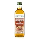 Anveshan Wood Cold Pressed Groundnut (Peanuts) Oil 1 Litre | PET Bottle | Kolhu/Kacchi Ghani/Chekku | Naturally Cholesterol Free | A1 Grade Groundnuts | Rich Aroma & Flavour gallery image