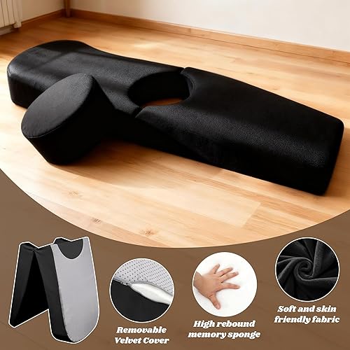 Miniatura 3 de BBL Bed After Surgery for Sleeping, almohada ergonómica BBL más grande con agujero, espuma de apoyo de alta densidad, colchón brasileño de