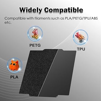 PEI Build Plate for Creator 5 Double Sided Textured and Smooth PEI Sheet
