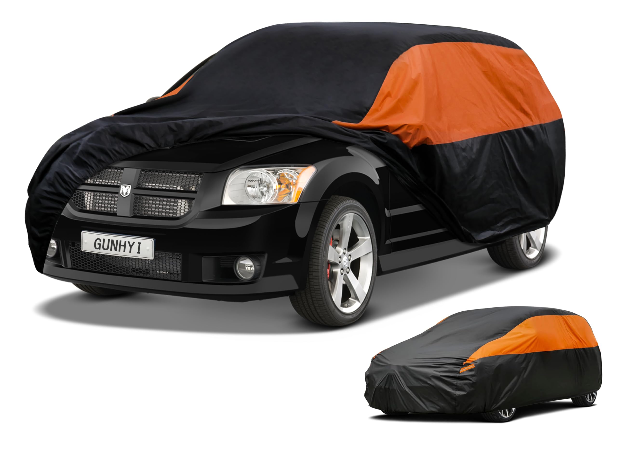 GUNHYI Waterproof Hatchback Full Car Cover Custom Fit Dodge Caliber