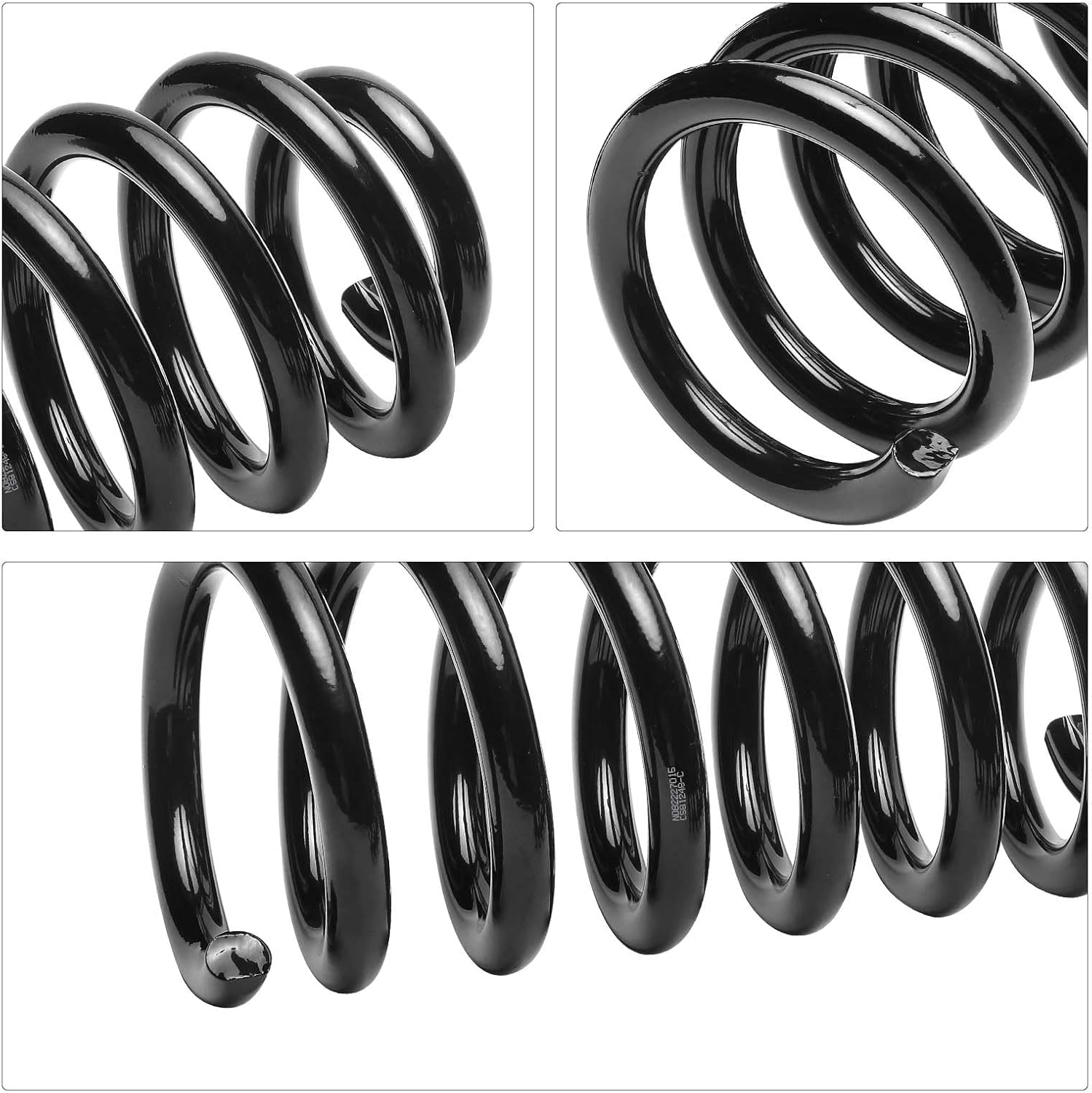 A-Premium Front Coil Springs Compatible with Chevrolet Silverado 1500 07-13, Tahoe 07-20 & GMC Sierra 1500 07-13, Yukon 07-20 & Yukon XL 1500 11-14, RWD, Driver and Passenger Side, 2-Pack