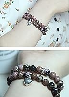 Vista 45 de 2Pcs Healing Crystal Bracelets for Women Handmade Beaded Bracelet Healing Prayers Crystal 8mm Natural Stone Beads Bracelet Stress Relief Get Well
