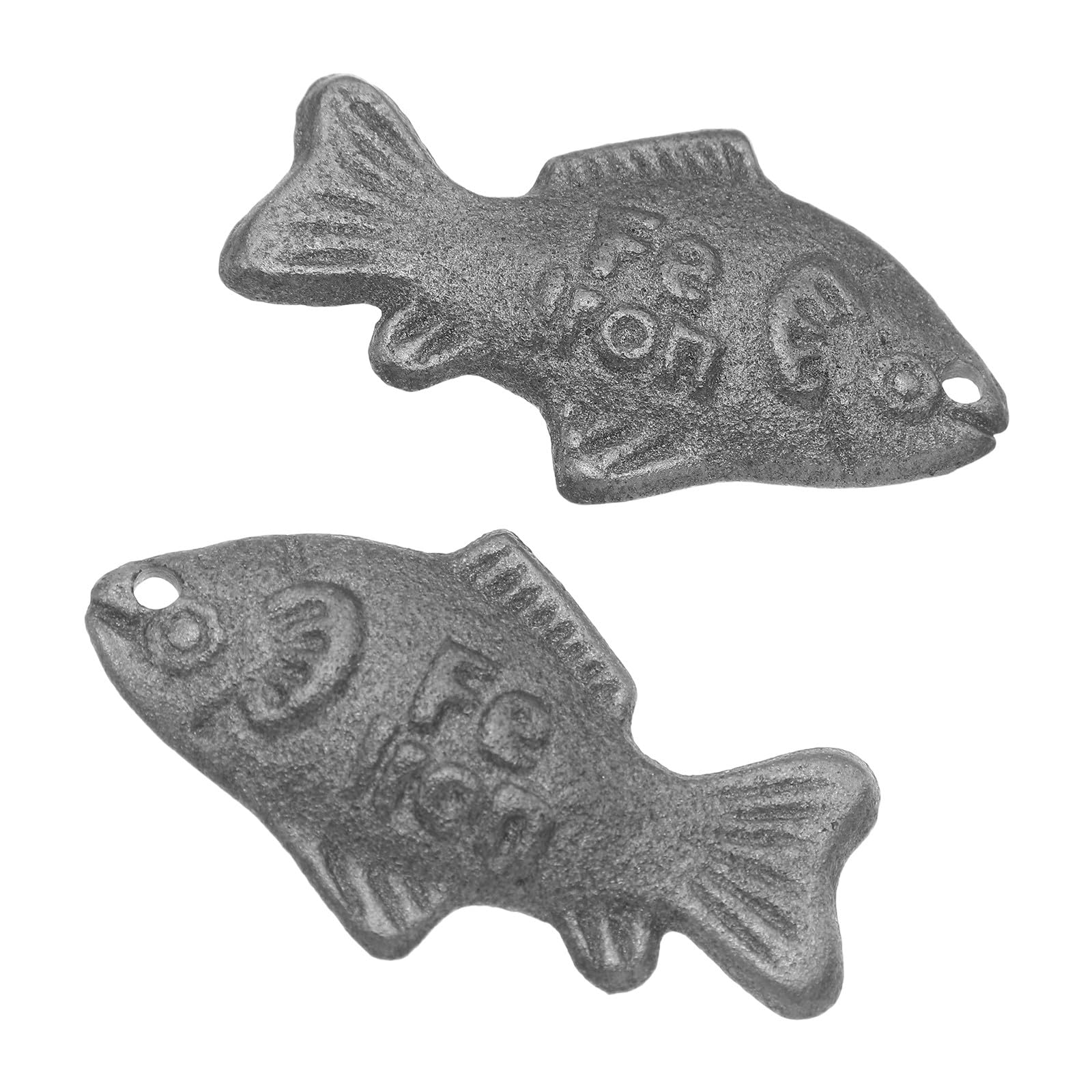 VALICLUD 2pcs Iron Fish Cooking Tools Vegan Athletes Alternative for Deficiency Cooking Food and Drinks
