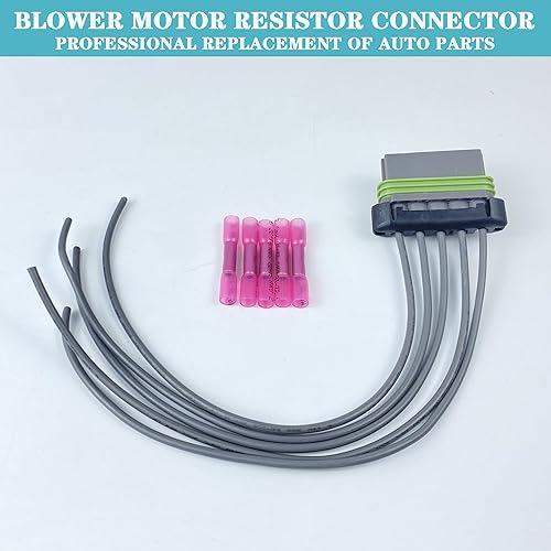 Miniatura 6 de YzusGomumu Conjunto de cables del resistor del motor del ventilador HVAC para automóvil Compatible con 2015 2016 2017 2018 2019 Chevrolet Trax