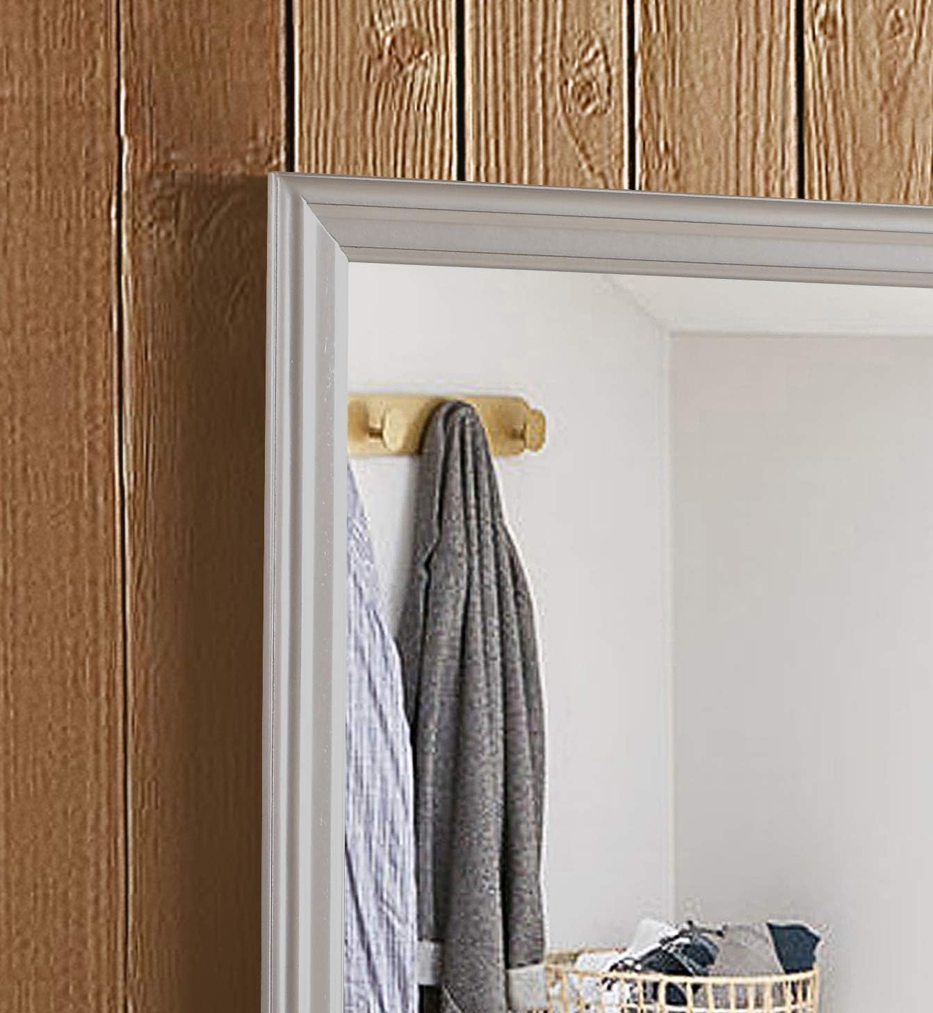 Glory Furniture Bedroom Mirror, Silver Champagne