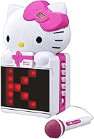Vista 1 de JENKT2008B - Sistema de karaoke HELLO KITTY KT2008B con espectáculo de luz LED