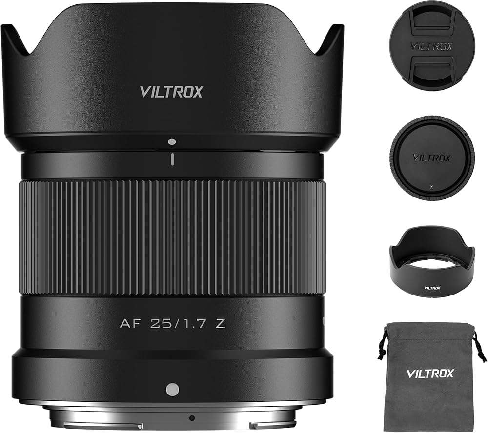 VILTROX 25mm F1.7 f/1.7 Air AF Lens for Nikon Z Mount, Large