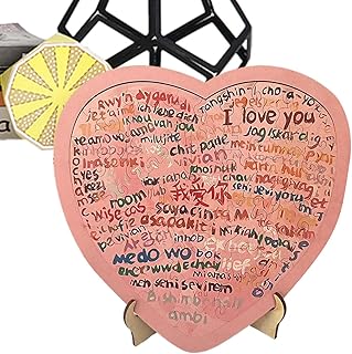 Comprar Puzzle en forma de corazón – 100 lenguas de madera coloridas suministros para manualidades – Puzzle de San Valentín – para el interior, oficina, mesa, estantería, oficina, porche, fiesta, festival