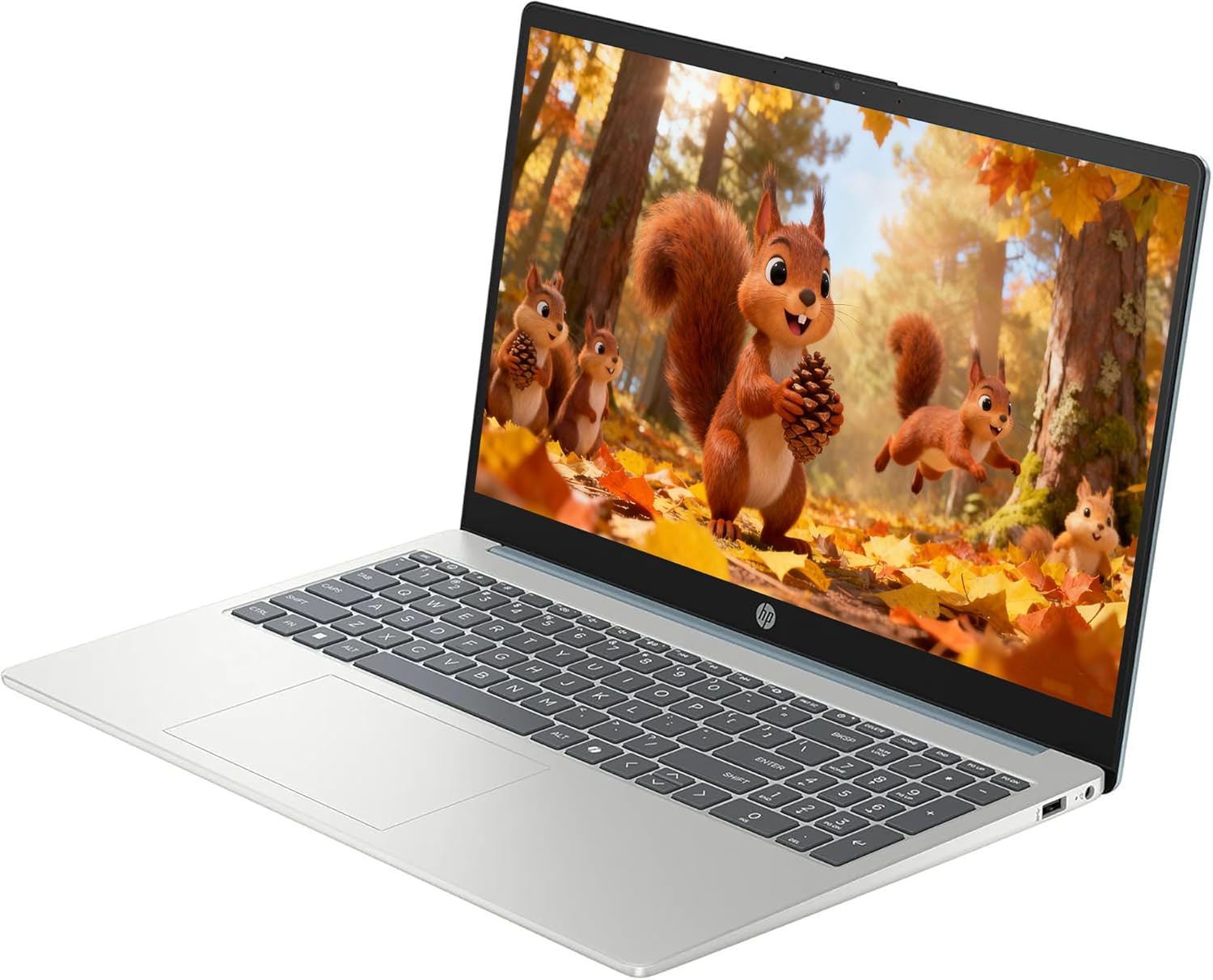 HP 15.6" Touchscreen Laptop, 8-Core Intel Core i3 Processor(Up to 3.8GHz), 32GB DDR4 RAM 1TB SSD, FHD Laptop Computer, AI-Powered Copilot, Webcam, WiFi 6, Win11, Blue w/BWE Accessory