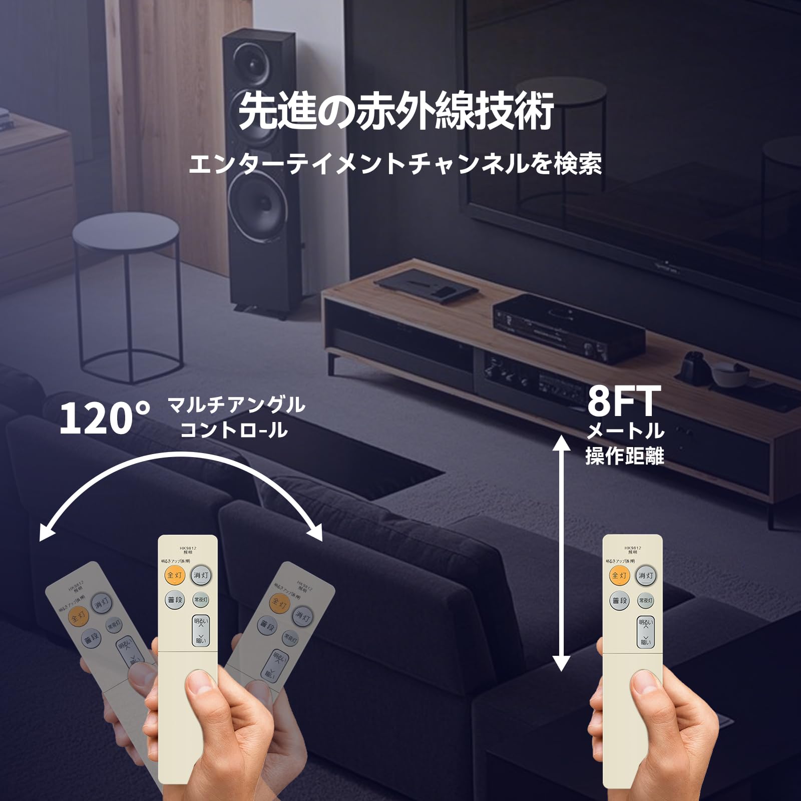 Amazon | シーリングライトリモコン HK9812 for Panasonic