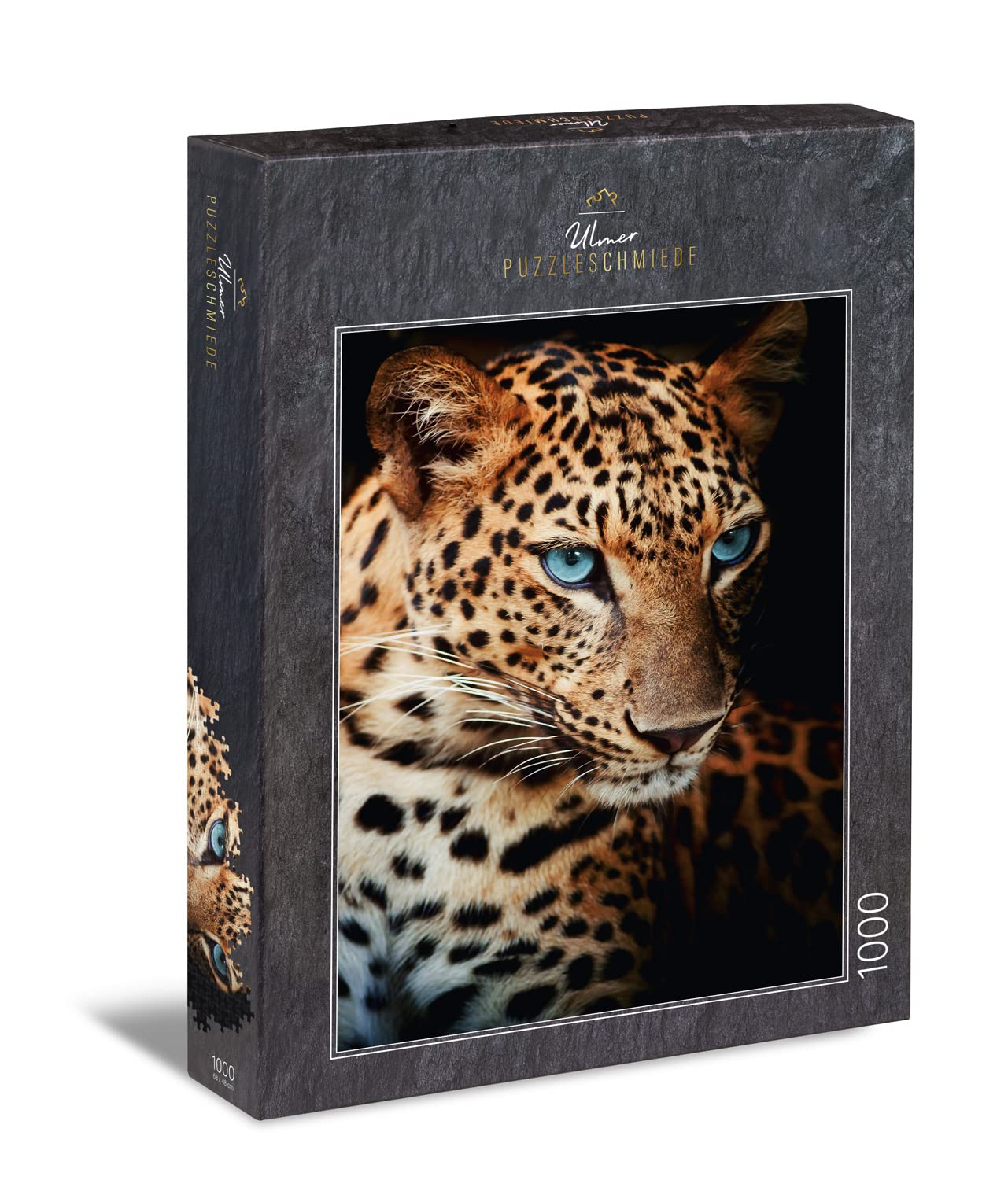 Ulmer Puzzleschmiede Puzzle „Augen Der Nacht“ – 1000 Teile Tiger-Motiv, Made In Germany