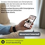 Lloyd's 3 MP WiFi Smart Indoor/Outdoor Camera, Home Security Camera, 20m Night Vision, Compatible with Alexa, Google, 2-Way Audio, Smart Monitoring, Cloud/Local Storage, Quad View, Easy Set Up…