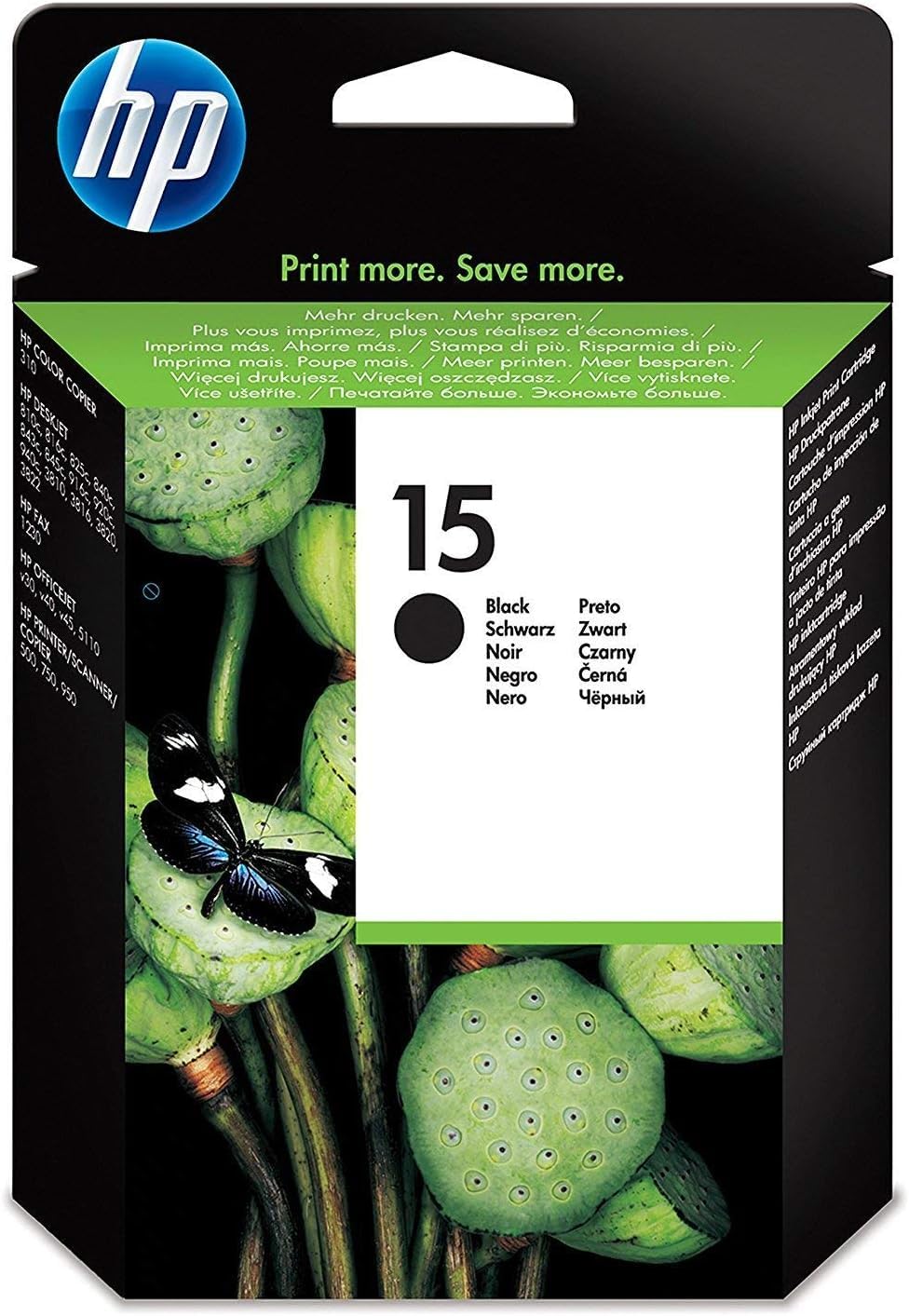 HP 15 Tinte Black Für DeskJet 3810 810C 920C 940C 950xi C6615DE | Toner