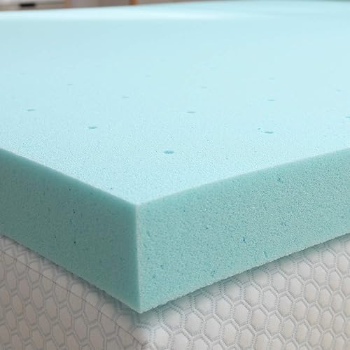 Miniatura 5 de Cubrecolchones con infusión de gel, 3 pulgadas, tamaño completo Tope de 5 cm,Topper de 3 pulgadas,Topper 2018-3 pulgadas