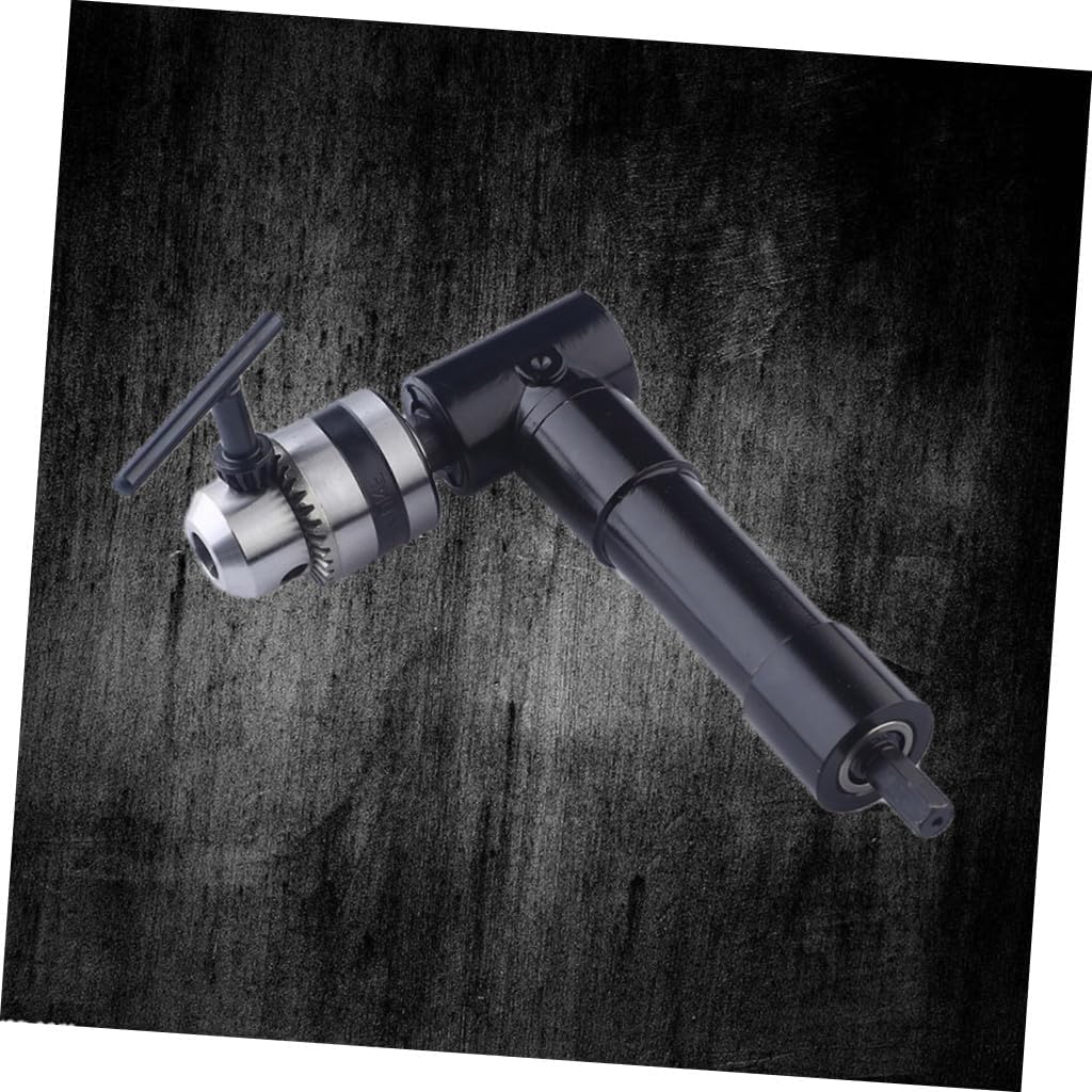 90 Degree Right Angle Drill Attachment Aluminum Chuck Adapter for Electric Drill for DIY Projects and Home Improvement