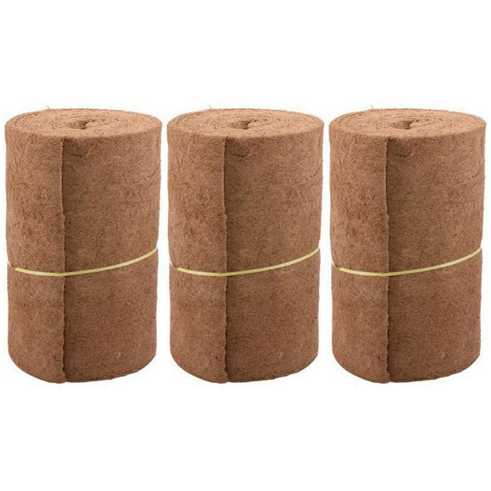 Rouleau de cocotier en vrac 3X tapis de pot de fleurs 0.5x1m pour jardin
