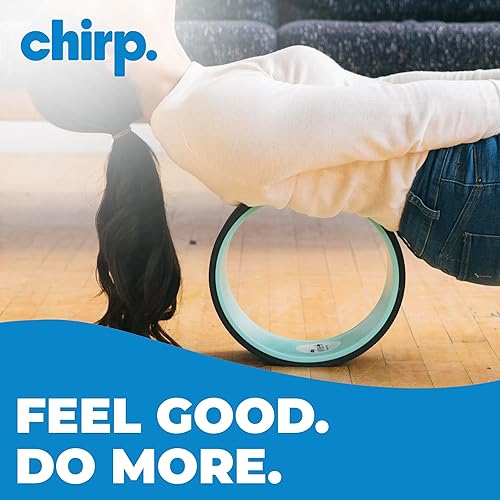 Miniatura 9 de Chirp Wheel, Rodillo de espuma para aliviar el dolor de espalda, terapia muscular y masaje de tejido profundo.