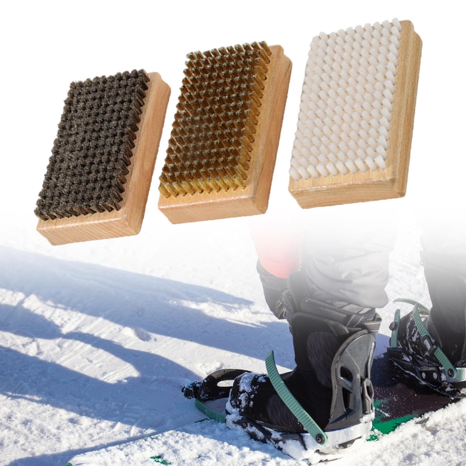 Amazon.co.jp: Toysmith スノーボードワックスブラシ3本、スキーボード