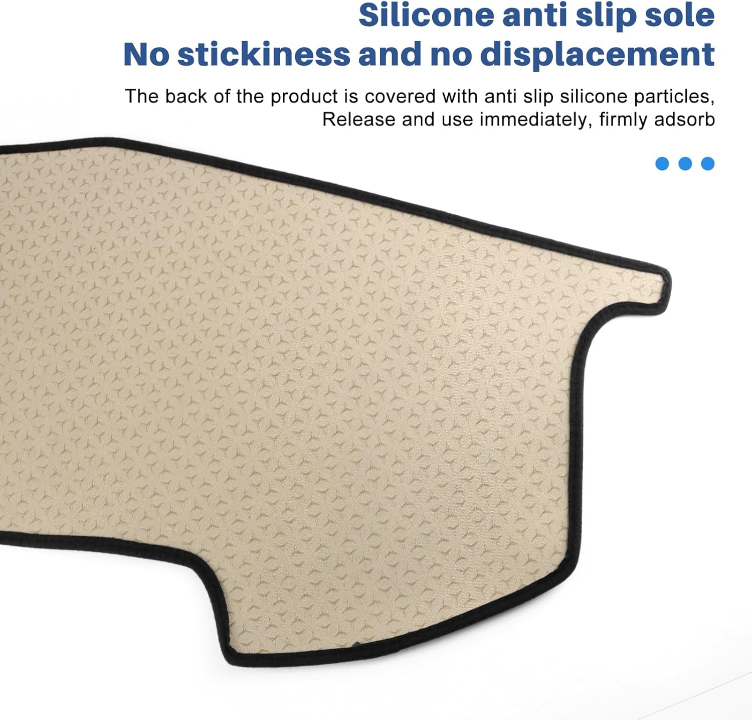 KUNGKIC Dash Cover Custom for Ford Mustang 2024 2025 Interior Dashboard Pad Carpet Mat Flannel Sunshield Protector Pad Accessories Non-Slip Black