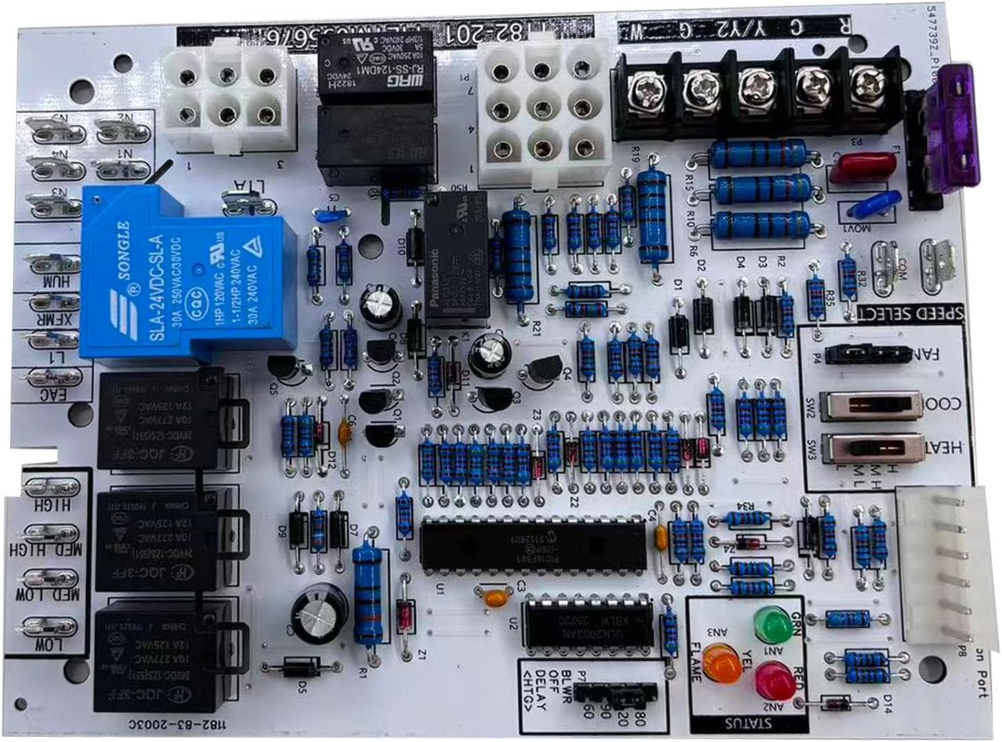 920915 Furnace Control Board Replacement for 624742 904840 624844 for G7 M7 Series Circuit Board Compatible with Single Stage Gas Furnace