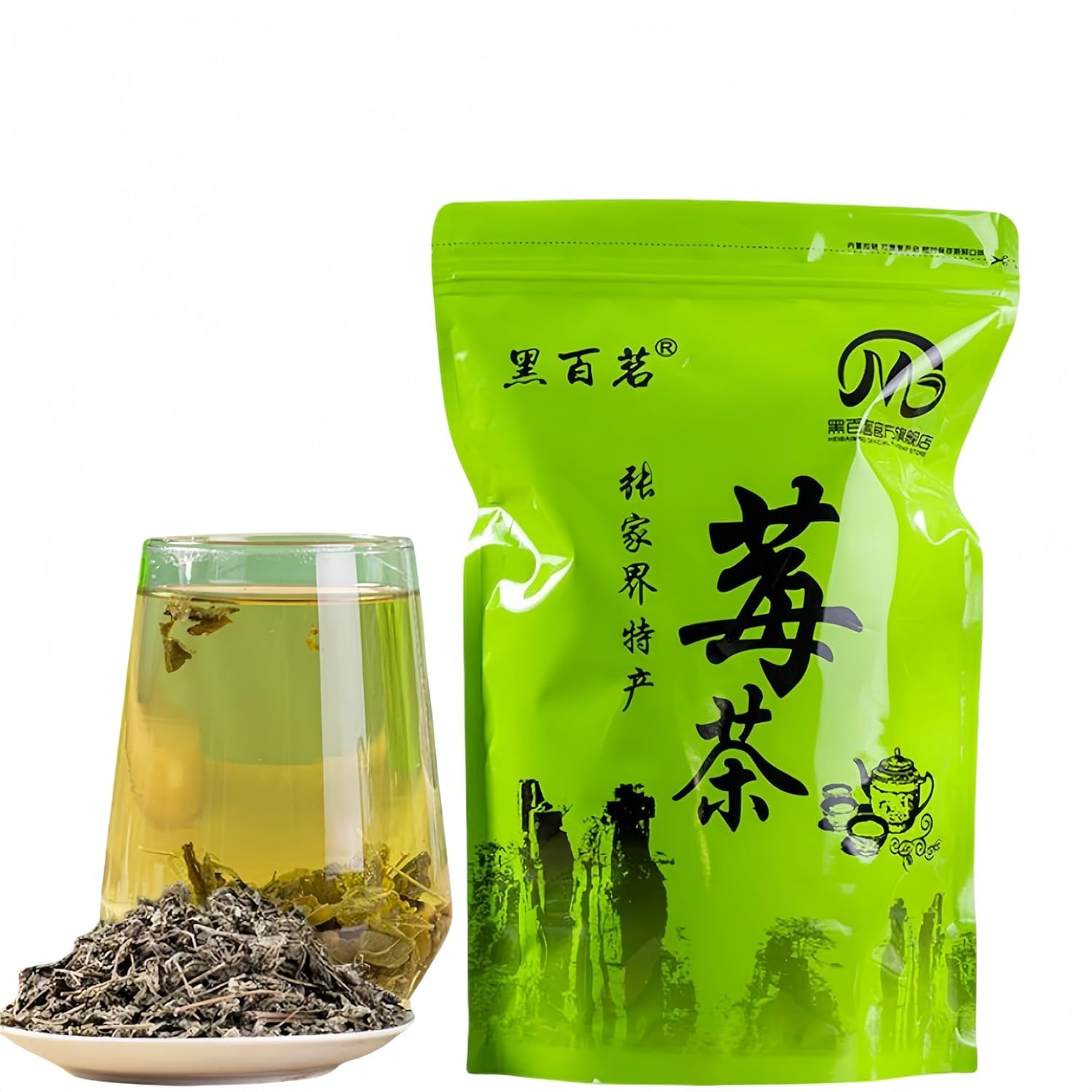 White Tea from Hunan Zhangjiajie Chinese Tea170g/bag×1bag, 湖南张家界莓茶，藤茶，土家神茶，甘露茶 170g/袋×1袋装