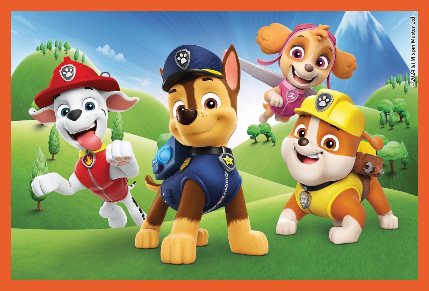 Clementoni Paw Patrol 40658 Children's 2 Years, Cartoons, Puzzle Cubes, Made in Italy, Multicoloured, 6 Pieces